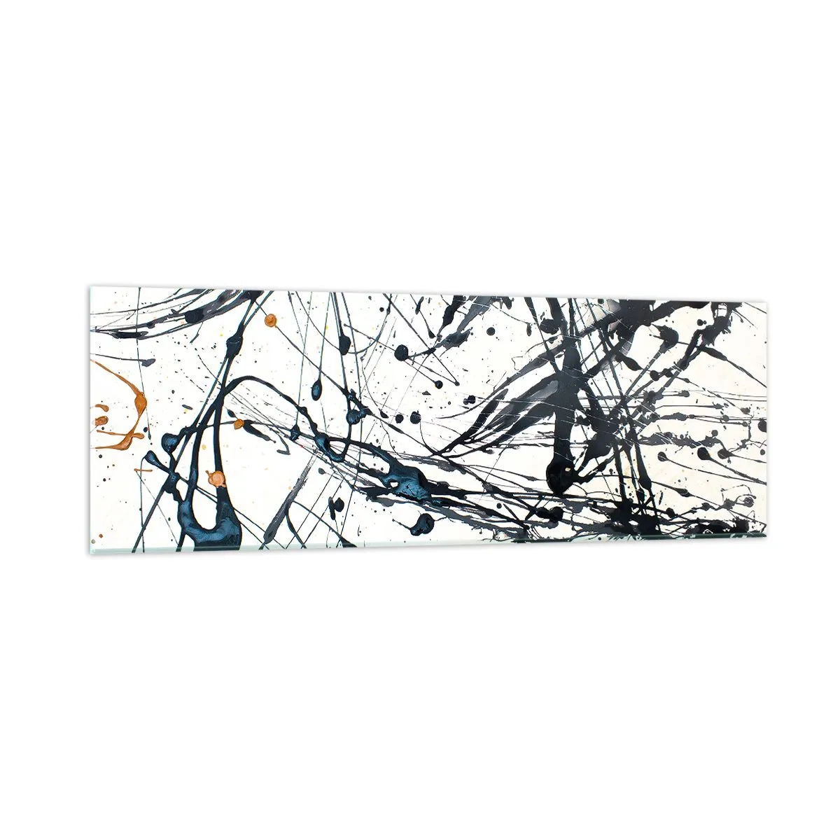 Billede på glas - Med eller uden fornuft? - 90x30 cm