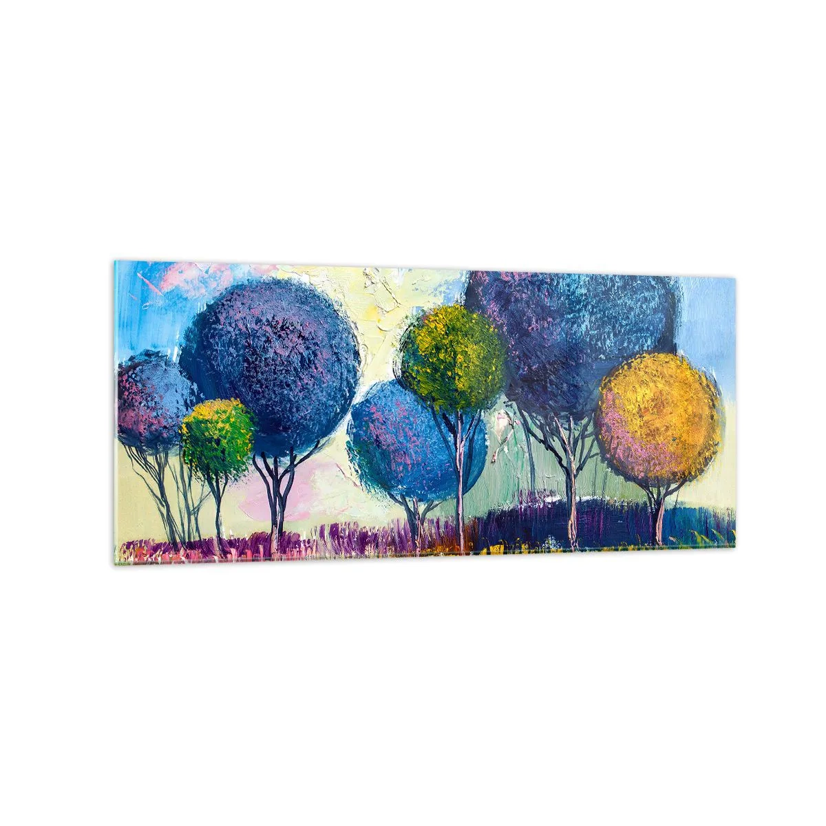 Billede på glas - Kugle - idealets form - 120x50 cm