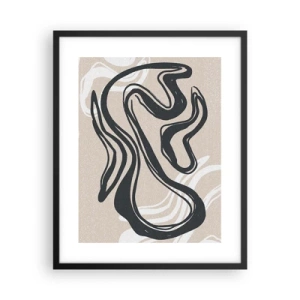 Plakat i sort ramme - Multipliceret udtryk - 40x50 cm