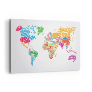 Lærredstryk - Billede på lærred - Jeg ønsker at vide alt - 120x80 cm