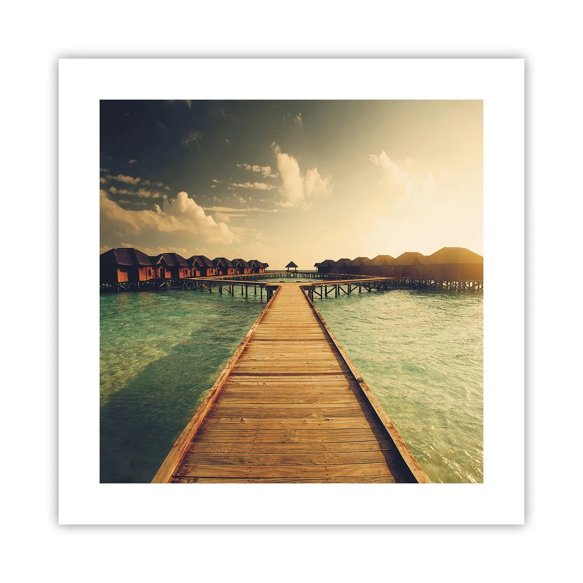 Plakat - En varm invitation - 40x40 cm