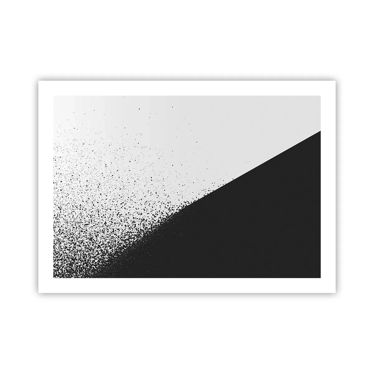 Plakat - Hurtigere og hurtigere, mere og mere - 70x50 cm