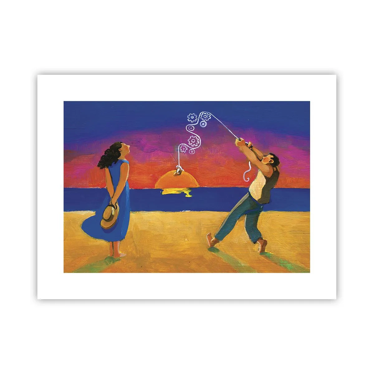 Plakat - Mere end en stjerne fra himlen - 40x30 cm