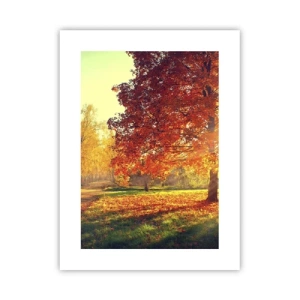 Plakat - Rød er smuk - 30x40 cm