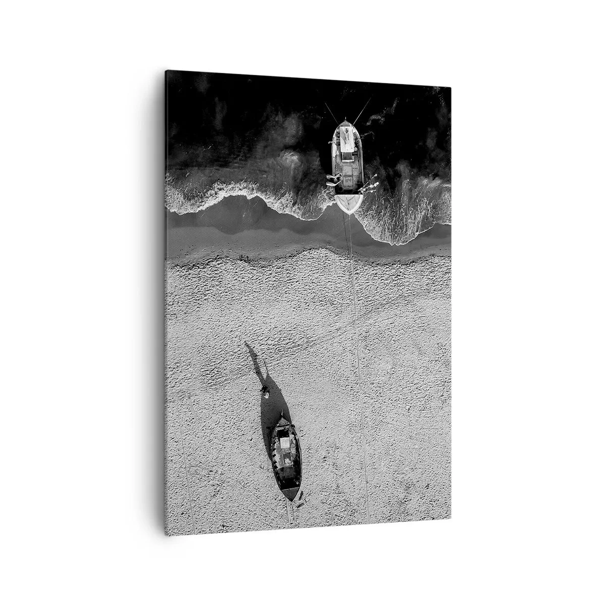 Lærredstryk - Billede på lærred - Stadig på kysten... - 70x100 cm