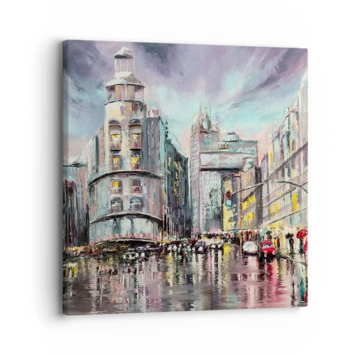 Lærredstryk - Billede på lærred - Det vil blive en vellykket aften - 30x30 cm