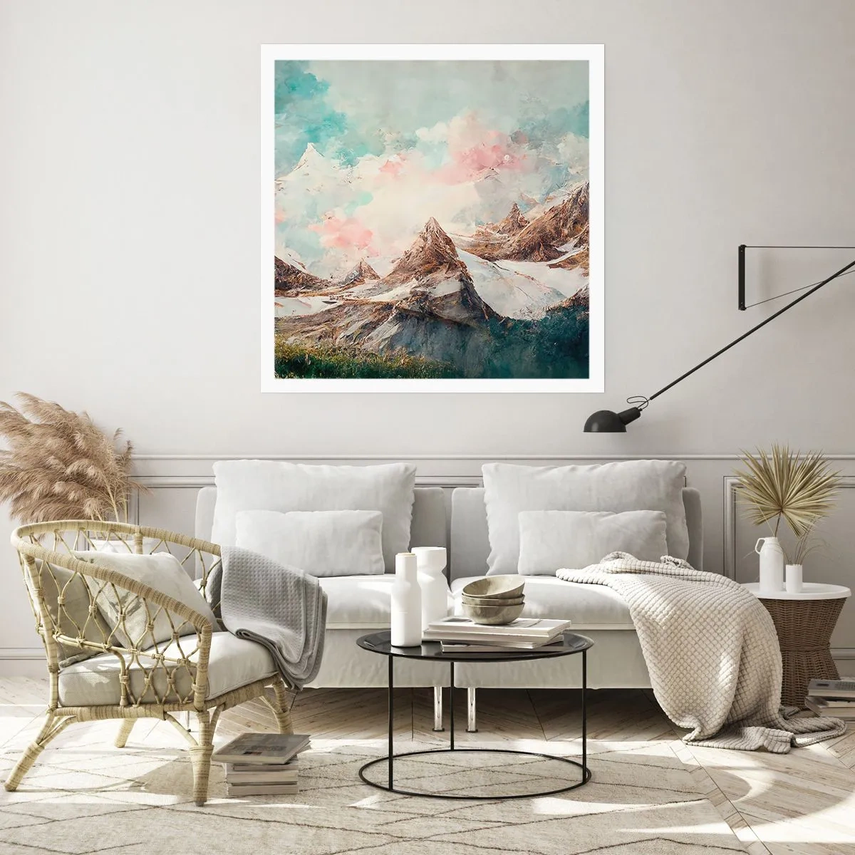 Plakat - Stenede knive - 60x60 cm