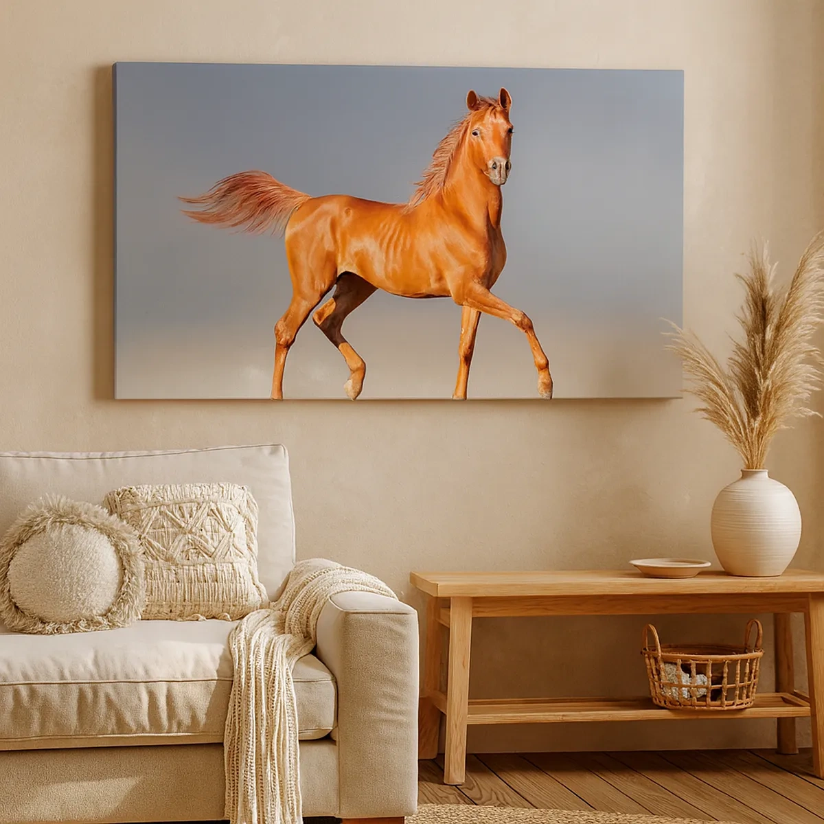 Lærredstryk - Billede på lærred - Dansende ynde - 30x30 cm