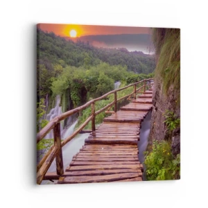 Lærredstryk - Billede på lærred - En utrolig skønhed - 30x30 cm