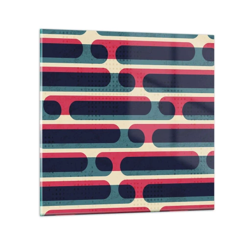 Billede på glas - Indad og fremad - 60x60 cm