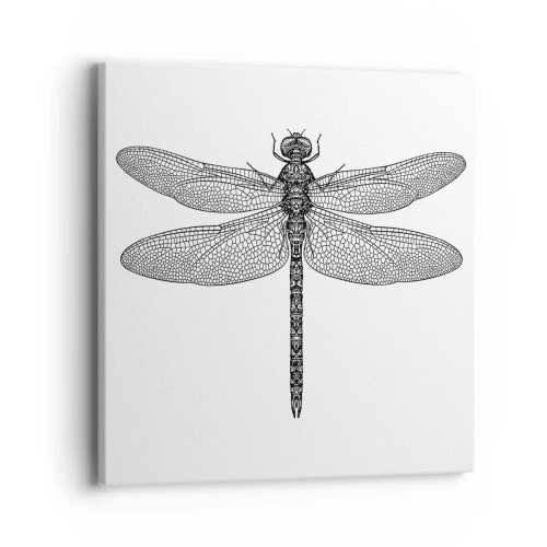 Lærredstryk - Billede på lærred - Præcision i naturen - 40x40 cm