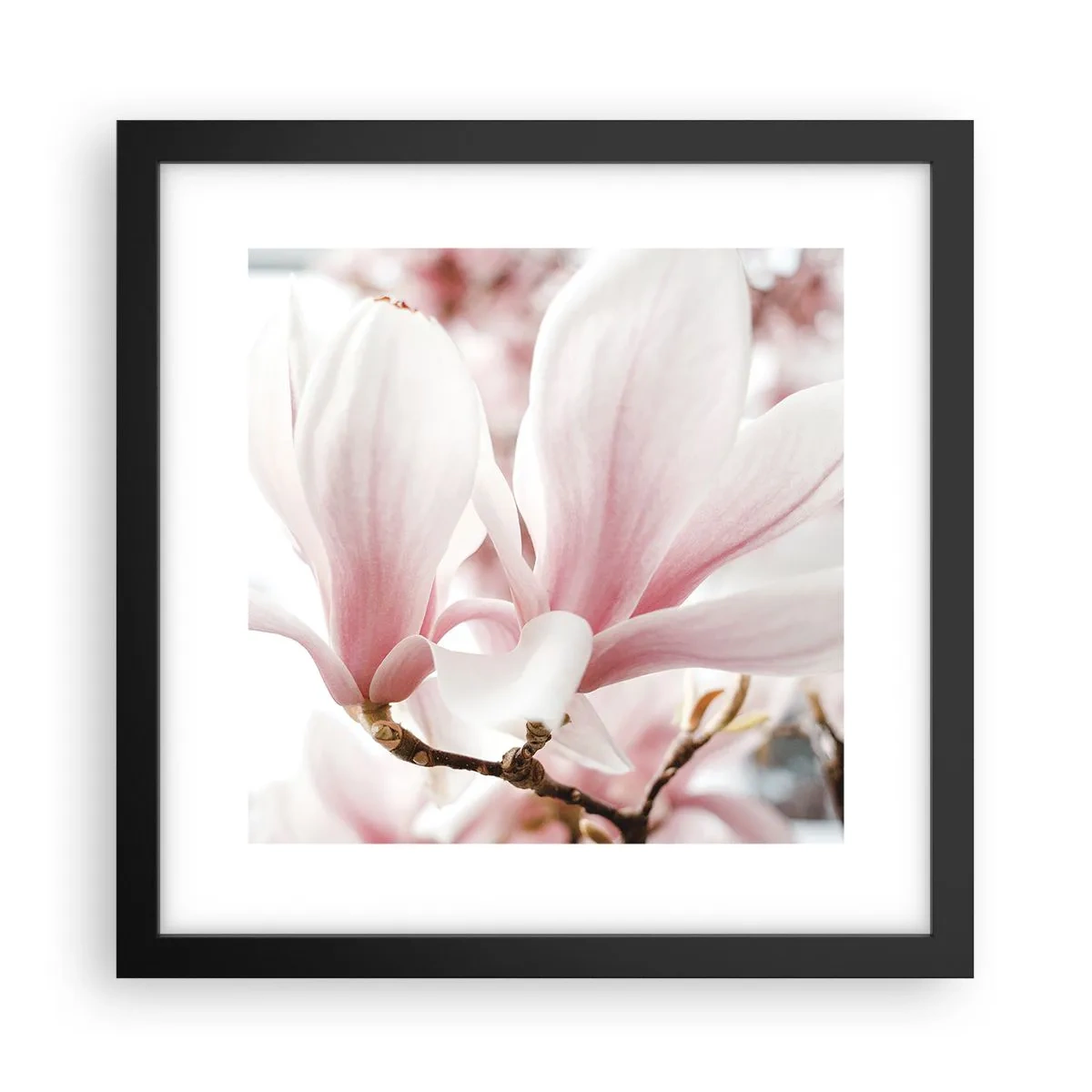 Plakat i sort ramme - Ømhedens umådelighed - 30x30 cm