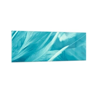 Billede på glas - At drukne i fluff - 140x50 cm