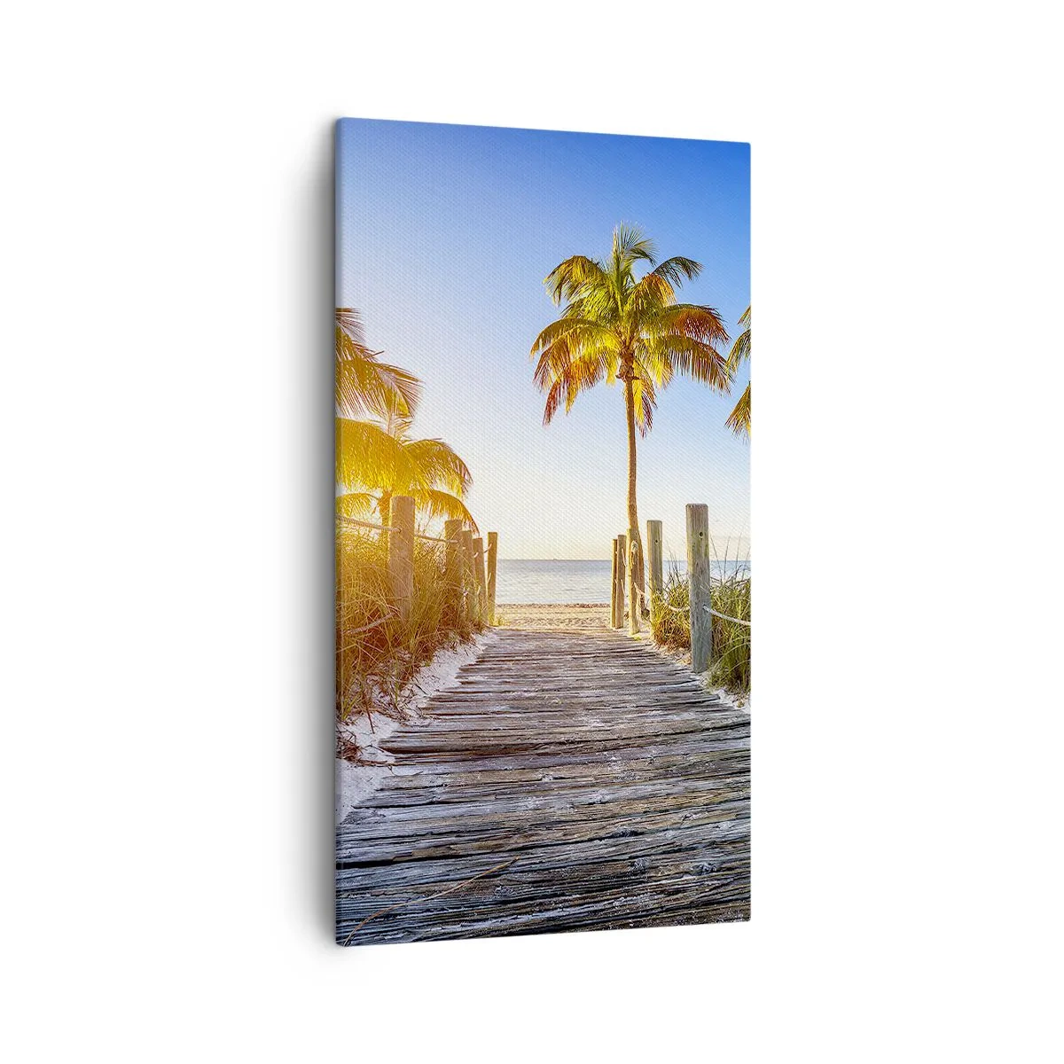 Lærredstryk - Billede på lærred - Direkte til paradis - 45x80 cm
