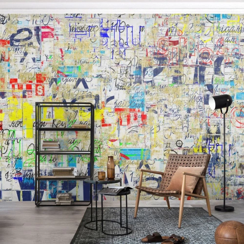 Fototapet på mål Standard Eco - Simpelthen en fryd for øjet - Graffiti, Vægmaleri, Ungdom