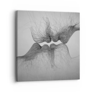 Lærredstryk - Billede på lærred - Vindens kys - 40x40 cm