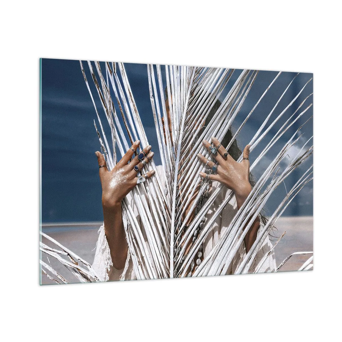 Billede på glas - Shamanens kæreste? - 100x70 cm