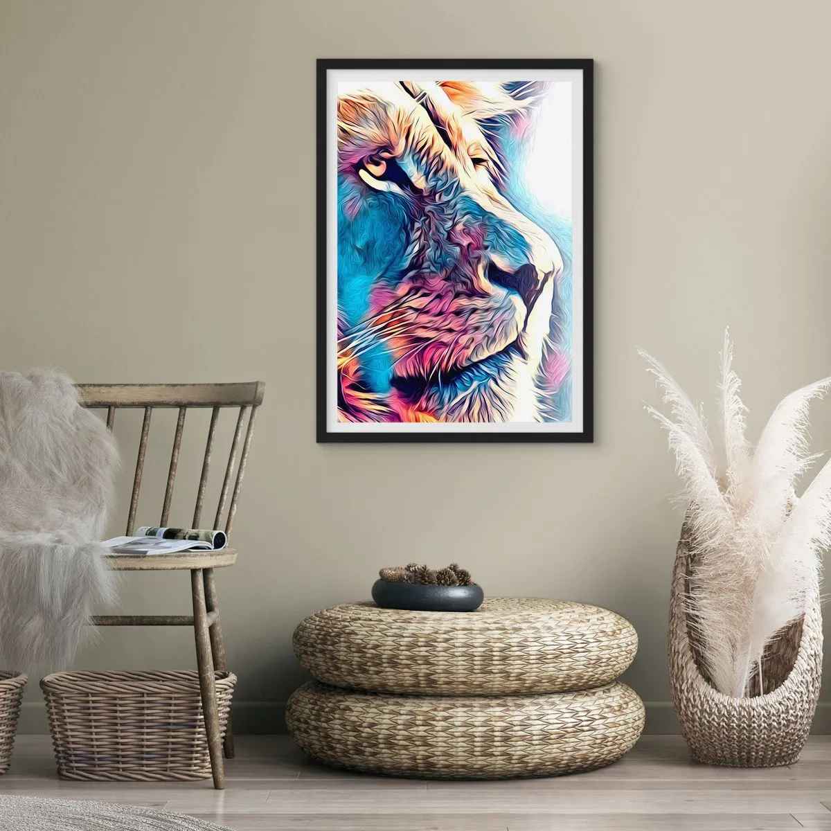 Plakat i sort ramme - Naturens visdom - 61x91 cm