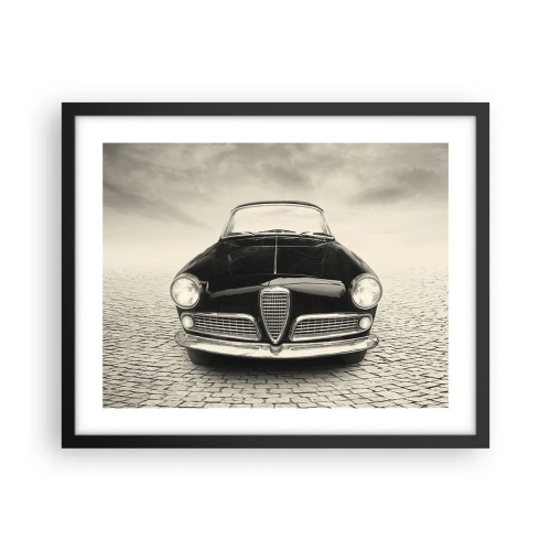 Plakat i sort ramme - Og hvordan kan man ikke elske mig? - 50x40 cm