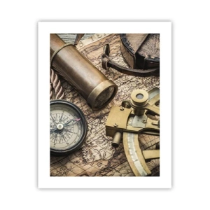 Plakat - Fastlægge kursen - 40x50 cm