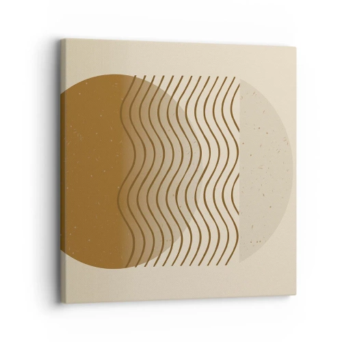 Lærredstryk - Billede på lærred - Om geometriske figurers oprindelse - 30x30 cm