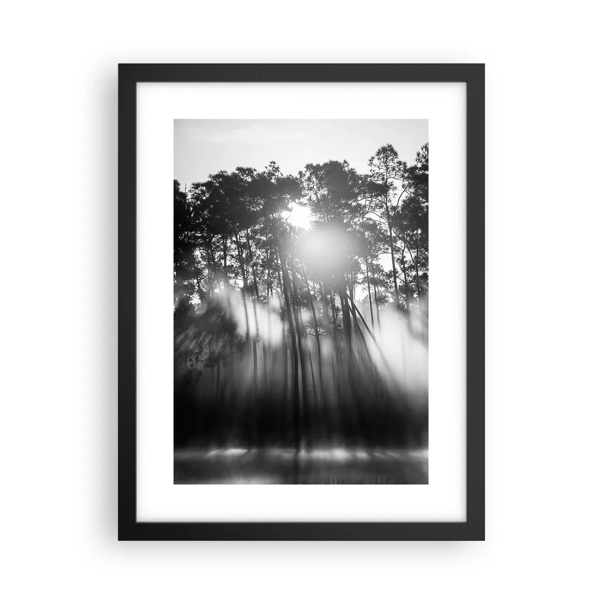 Plakat i sort ramme - Ustoppelig sol - 30x40 cm