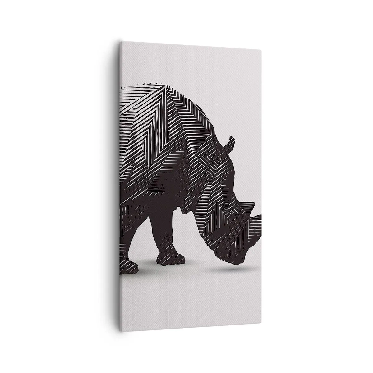 Lærredstryk - Billede på lærred - Naturens geometriske skønhed - 55x100 cm