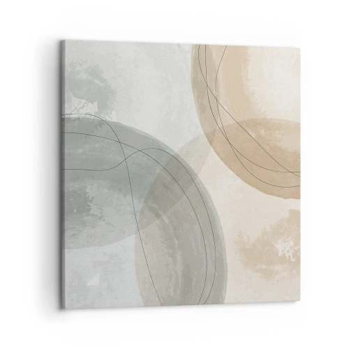 Lærredstryk - Billede på lærred - Gennemtrængning af verdener - 50x50 cm