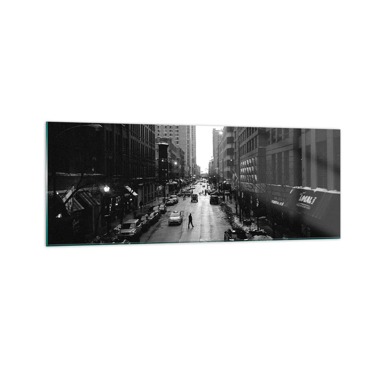 Billede på glas - Endnu en dag som hver dag - 140x50 cm