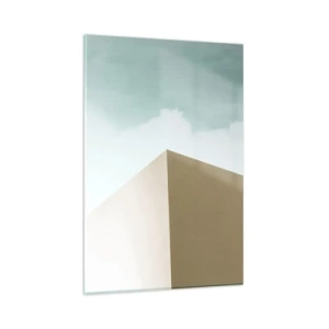 Billede på glas - Geometri af en solrig sommer - 80x120 cm