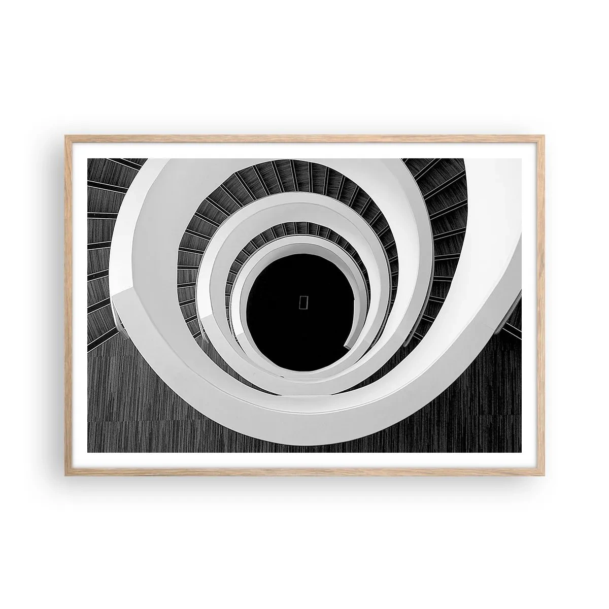 Plakat i ramme af lyst egetræ - Til sagen - 100x70 cm