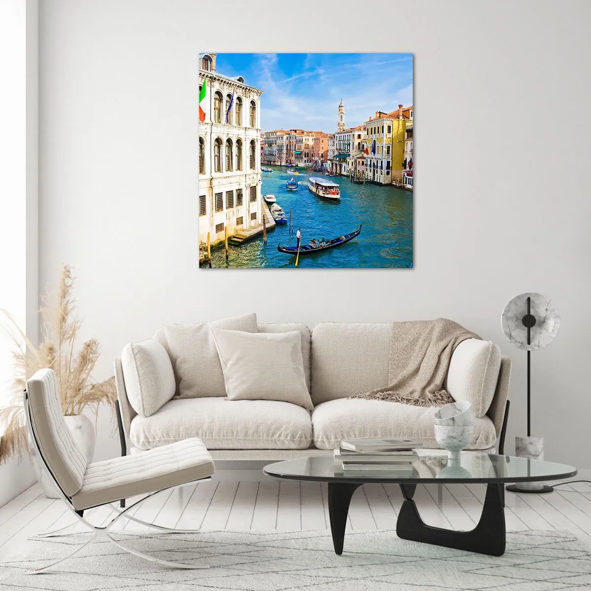 Billede på glas - Den eneste trafik i verden - 30x30 cm