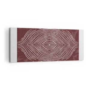 Lærredstryk - Billede på lærred - Rummet taler - 120x50 cm