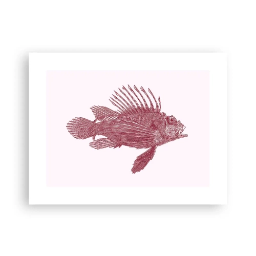 Plakat - En beboer i eksotiske farvande - 40x30 cm