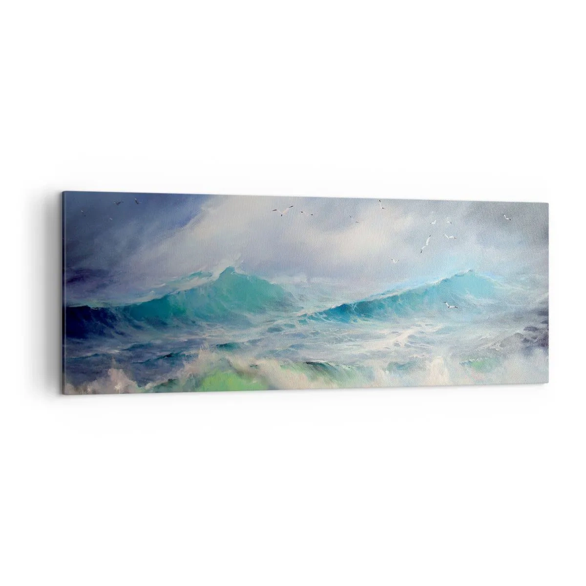 Lærredstryk - Billede på lærred - "Hvirvelvinden hylede af triumf ...’ - 140x50 cm