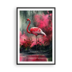 Plakat i sort ramme - En lektion i naturlig charme - 61x91 cm