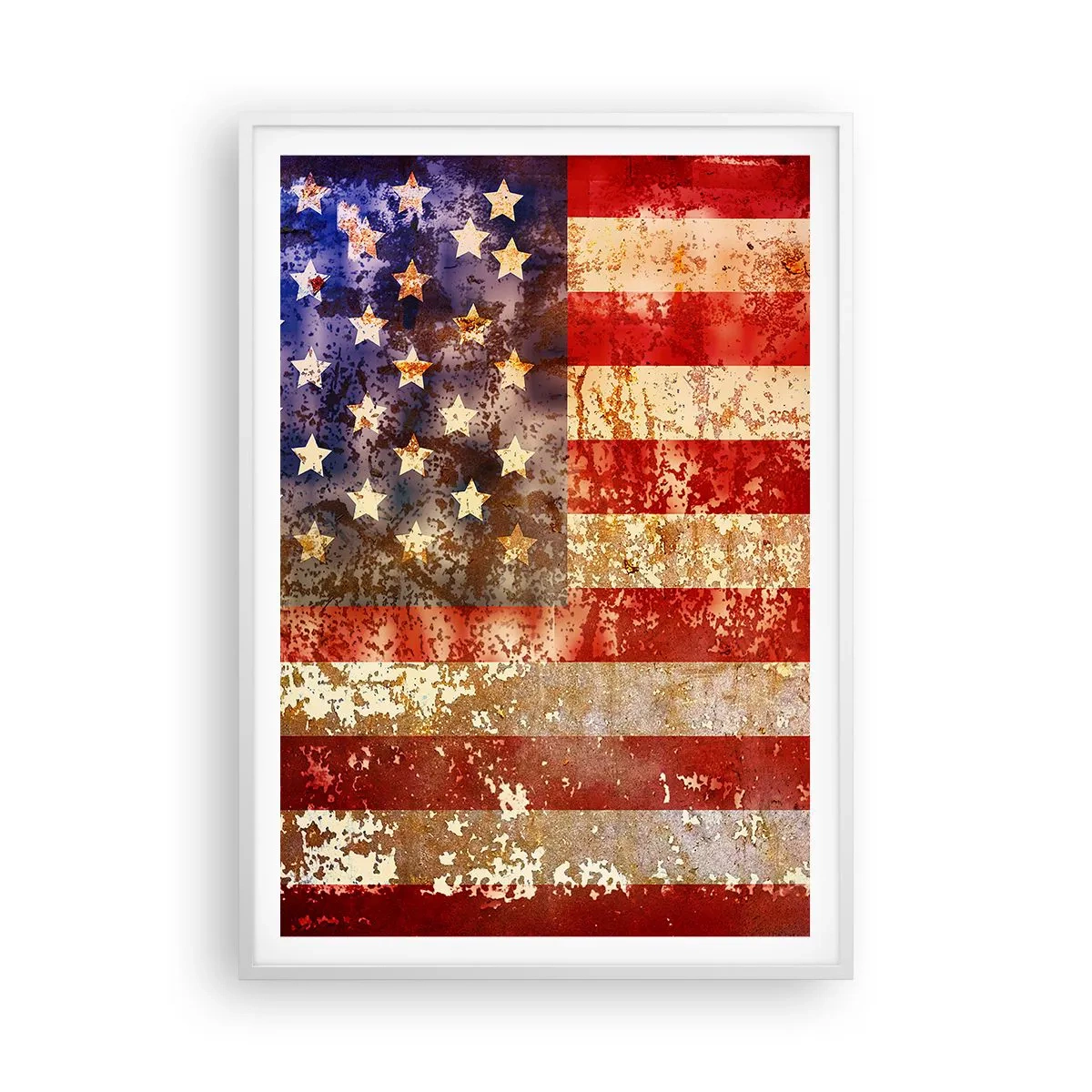 Plakat i hvid ramme - Herlighed går ikke bort - 70x100 cm