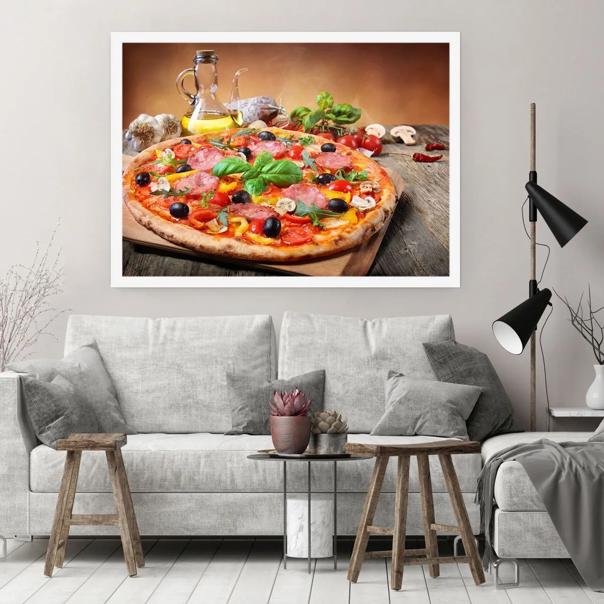 Plakat - Med en ægte italiensk smag - 100x70 cm