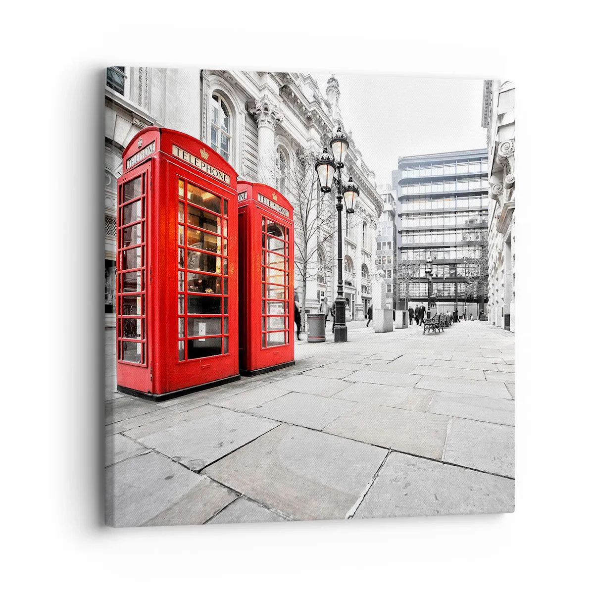 Lærredstryk - Billede på lærred - Welcome to London - 30x30 cm