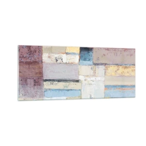 Billede på glas - Geometriens ro - 100x40 cm