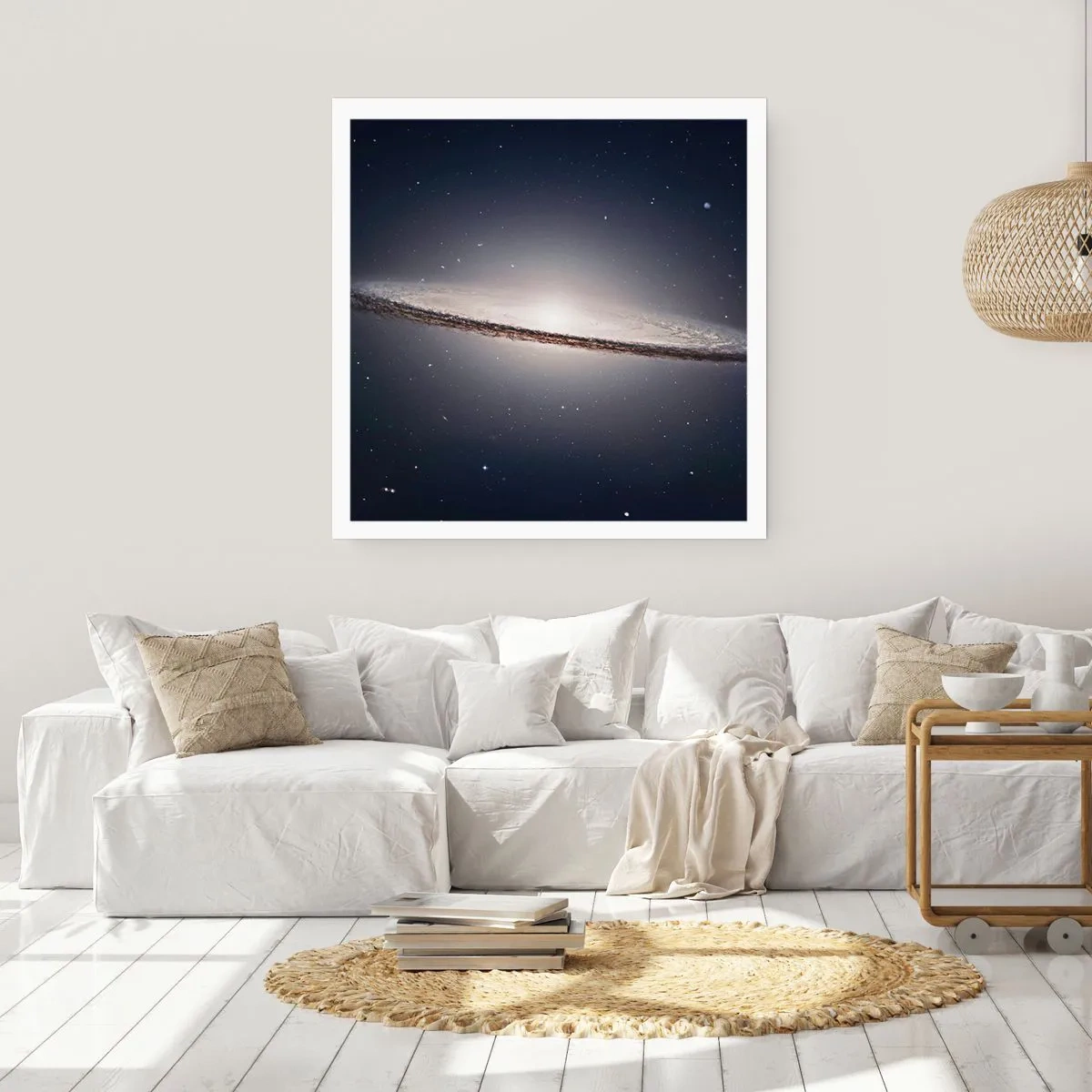 Plakat - Der var engang i en galakse langt, langt borte.... - 60x60 cm