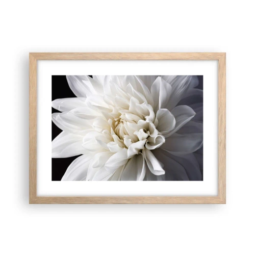 Plakat i ramme af lyst egetræ - Morgenbrud - 40x30 cm