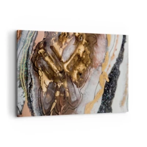 Lærredstryk - Billede på lærred - Jord element - 120x80 cm