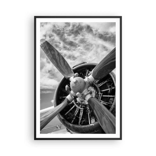 Plakat i sort ramme - Himmelens erobrer - 70x100 cm