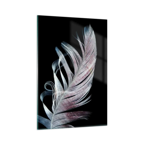 Billede på glas - Tænk om berøring - 80x120 cm