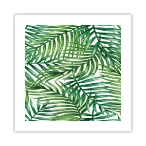 Plakat - Under det grønne baldakin - 40x40 cm