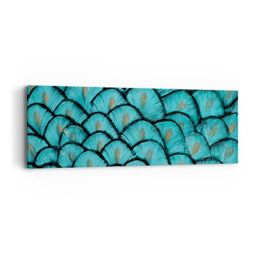 Lærredstryk - Billede på lærred - Den store fjer-galla - 90x30 cm