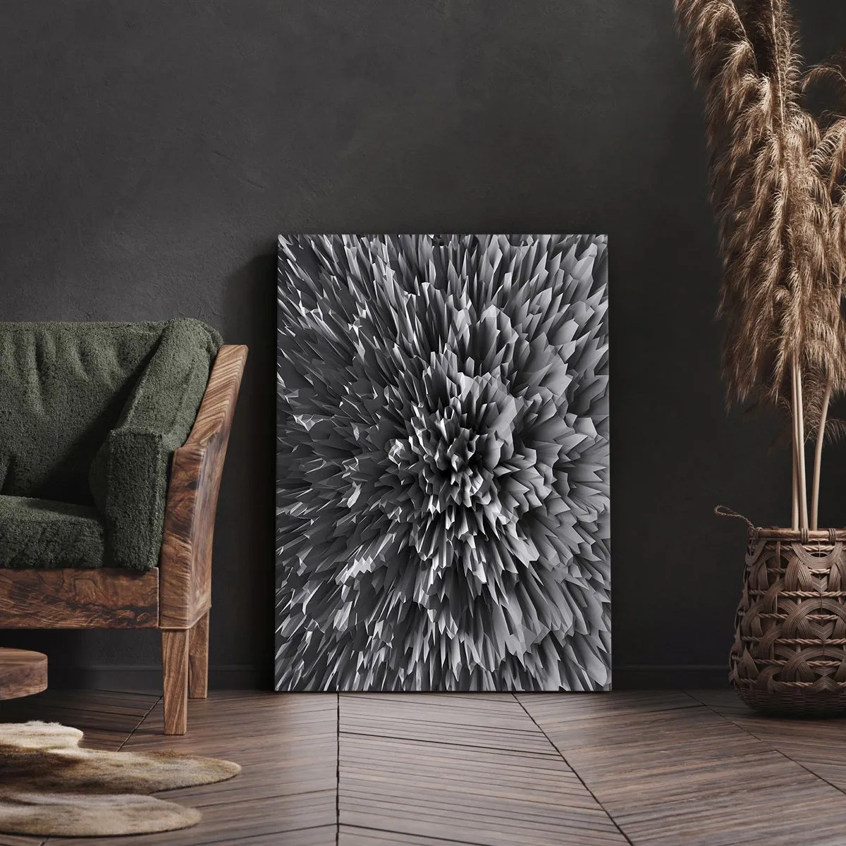 Lærredstryk - Billede på lærred - Det kan ikke blive skarpere end dette - 70x100 cm