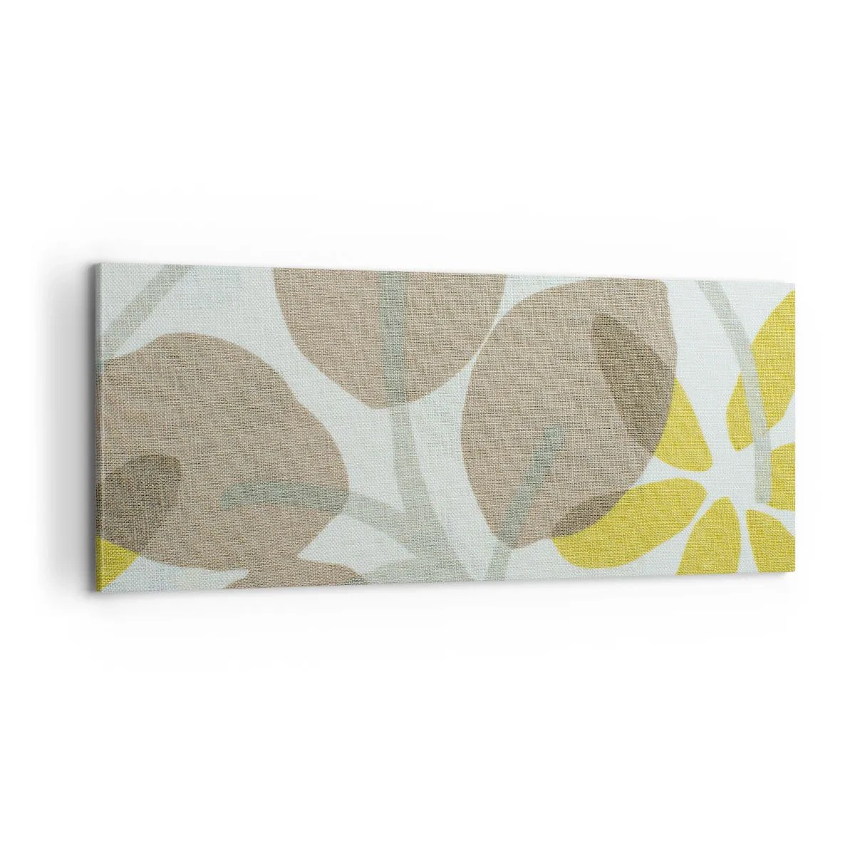 Lærredstryk - Billede på lærred - Komposition i solskinnet - 100x40 cm
