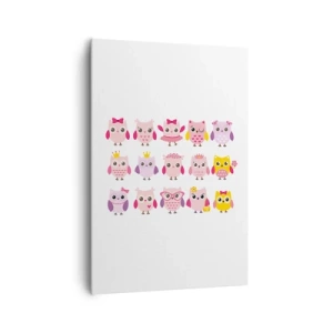 Lærredstryk - Billede på lærred - Den ene er sødere end den anden - 70x100 cm